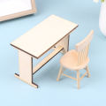 1:12 Dollhouse Miniature Table Office Desk Dining Table Furniture Home Model Decor Toy Doll House Accessories MJK. 
