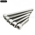 6mm Hexagon Hex Socket Cap Bolt Screw M6 35mm/45mm/50mm/55mm/60mm/65mm/70mm/75mm/80mm Long A2-70 304 Stainless Steel. 