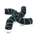 Indoor Cat Tunnel 4 Way Pet Play Tunnel Collapsible Tunnel Tube. 