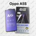 (Stock Clearance) Shopkaki Oppo A5S Matte Anti Fingerprint Tempered Glass with Anti Blue Light Protection Screen Protector. 