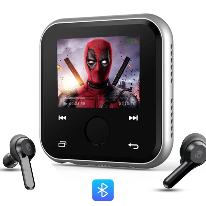 MP3%20MP4%20Music%20Audio%20Video%20Portable%20Wireless%20Bluetooth%20Player%20clip%20watch%20Walkman%20Built-in%20Speaker%20sports%204GB%20FM%20Radio%20Touch%20Buttons%20With%20Earphones%20-%20Image%202