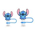 5pcs New Cartoon Stitch Straw Cover Cap Cute 8mm 10mm Straw Tip Covers Funny Tumbler Accessories Straw Topper for Stanley Cup 30 40 Oz. 