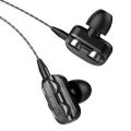 Earbuds 3D Stereo Dual Driver Music Earphone Strong Bass HIFI Sport In-Ear Headphone Smart Phone Headphone Wired Tuning. 