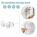 1/10 Pcs Adhesive Hooks Punch Free Seamless Strong Hook Wire Rack Power Plug Storage Holder Wall Hook Cable Winder Household. 