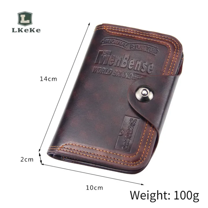 L%20KeKe%20Men's%20Wallet%20Fashion%20Vintage%20Multi-card%20Slot%20Wallet%20with%20Magnetic%20Buckle%20-%20Image%205