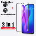 (2 Pieces) Honor X5 Plus Screen Protector Tempered Glass + Camera Lens Protector Glass. 