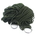 【DIV MALL】Durable Portable Outdoor Sport Hammock, Outdoor Camping Hammock Mesh Net for Garden Beach Yard Travel Garden Swing Hanging Bed. 