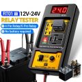 NEW 12-24V Car Relay Tester Universal Multifunctional Relay Diagnostic 4Pin/5Pin Digital Display Automotive Battery Check Vehicle Diagnostics. 