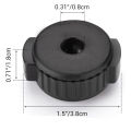 6 PCS Plastic Cymbal Nuts,Quick-Set Cymbal Nut for Percussion Drum Kit,Percussion Replacement Parts. 