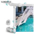 Pool Fountain Installation 360° Rotation T-shaped Pool Fountain for Relaxation Cooling Easy Installation Dual Spray Waterfall for Soothing Water Circulation Pool Fountain Nozzle. 