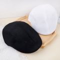 1PC Cotton Linen Beret Autumn Winter Retro British Fashion Casual Gentleman Outdoor Street Hat. 