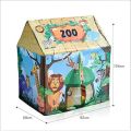 Toys House Hut Type Kids Toys Jumbo Size Play Tent House for Boys and Girls Tent House for Kids for Indoor and Outdoor (Circus House) |237 |239  |236 |KU395LKUGH |BLACKITO. 