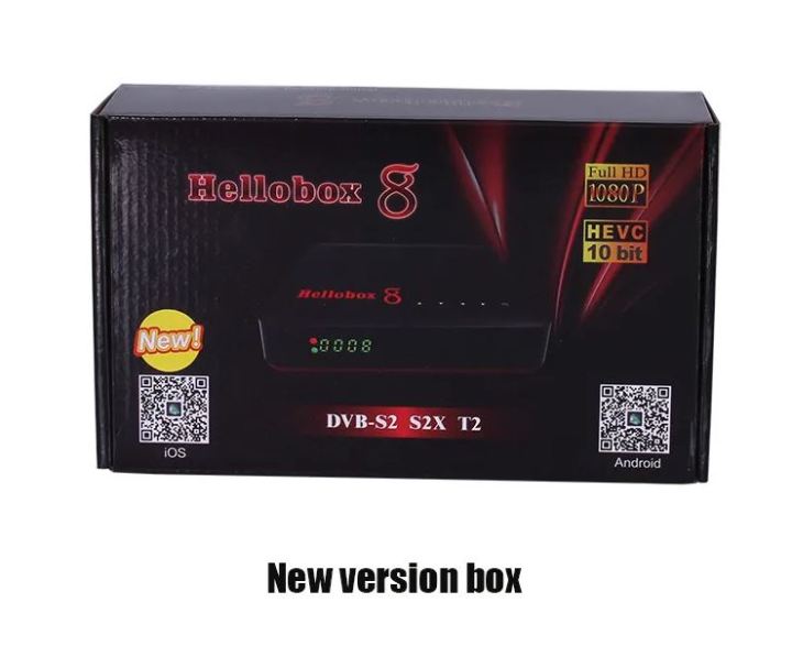 Hellobox 8 Satellite Receiver DVB-T2 Combo TV BOX