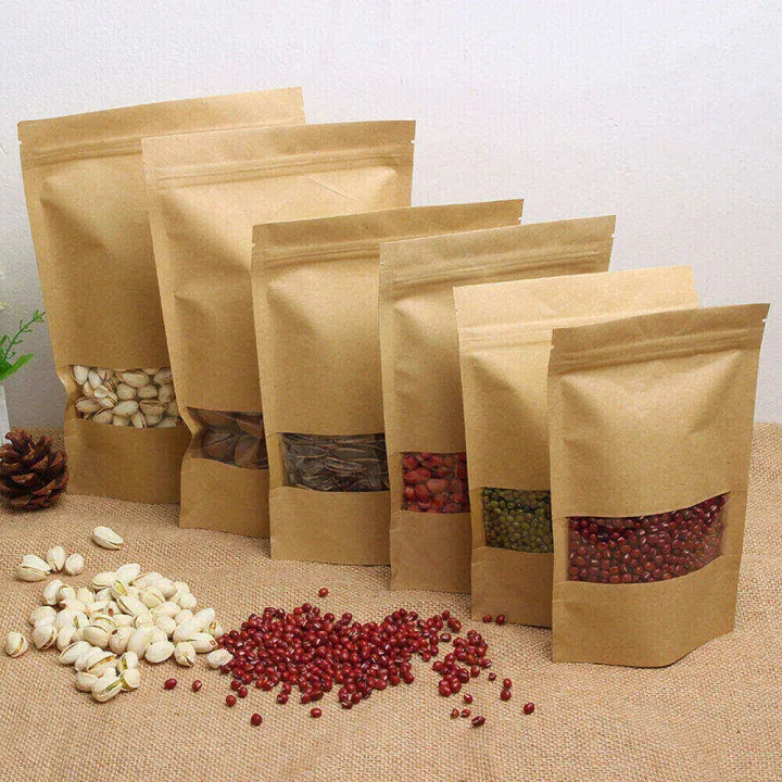 100pcs%20Brown%20Kraft%20Standup%20Pouches%20with%20Clear%20Window%20-%20Zip%20Lock,%20Durable%20Kraft%20Paper%20Bags%20for%20Snacks,%20Candy%20&%20Spices%20-%2050g/100g/200g/250g/500g/1kg%20-%20Image%203