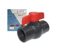 PVC Ball Valve Red Handle Stop Valve 1/2, 3/4, 1  Inch Home,Garden Uses. 