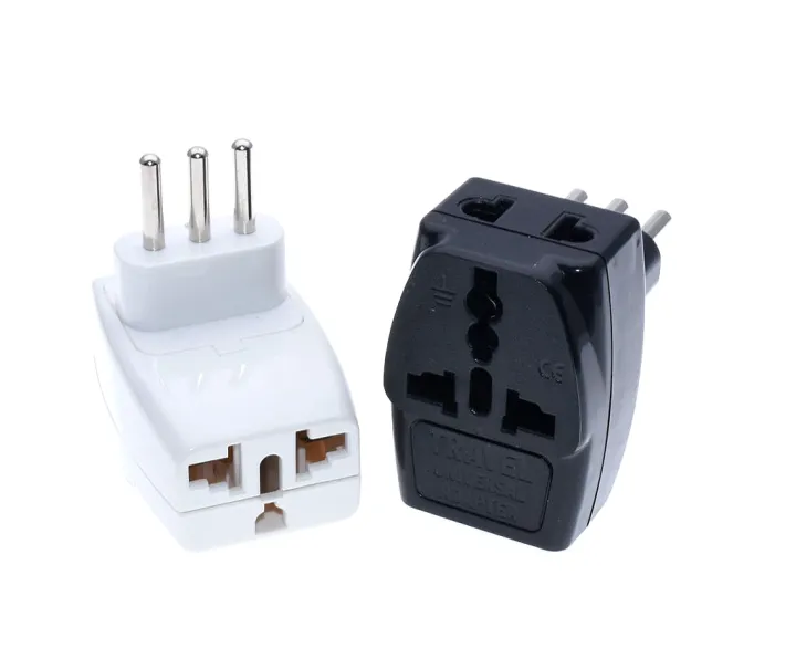Italian%20Uruguay%20Travel%20Plug%20Adapter%20Type%20L%203%20Way%20Multi%20Port%20Outlet%20Convert%20Au/uk/eu/ge/%20....%20Plug%20Ac100~250v%2010a%20Black%20-%20Image%202