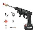 Electric Pressure Washer Power Washer Cordless Portable Handheld Car Wash Pressure Water Nozzle Cleaning Machine Kit. 