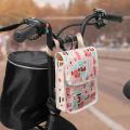 FG Portable Bicycle Handlebar Front Hanging Bag Electric Vehicle Waterproof Package Large Capacity Mobile Phone Storage Pocket Bicycle Accessories #450917. 