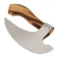 Pizza Cutting Axe Stainless Steel Handmade Viking Pizza Cutting Axe with Wooden Handle Pizza Cutting Tool hot. 