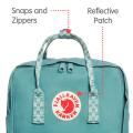 【BestGO】Fjallraven Kanken BACKPACK Classic Men Women Outdoor Shoulder Bag Backpack School bag 16L (Give a beautiful gift feed 1pcs). 