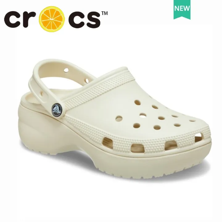 %E3%80%90ALLGOOD%E3%80%91croc%20WOMEN'S%20CLASSIC%20PLATFORM%20CLOG%20bone%20color%20Beach%20Shoes%20Soft%20As%20Clouds%204.1cm%20Heightened%20Thick-Soled%20Slippers#206750%20-%20Image%203