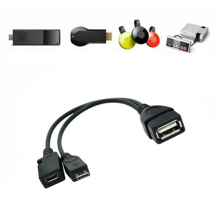 UnVug USB 4K Micro Port OTG Power Cable Adapter for Fire TV Stick Amazon Firestick