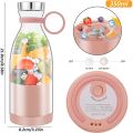 Portable Blender, USB Rechargeable Mini Juicer Blender, Personal Size Blender for Juices, Shakes and Smoothies, Best gift for relatives and friends. 