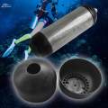 Scuba Tank Boot and Cap 6.8L Flat Bottom Cover Protection Base with Drainage Hole Cylinder Tank Boot. 