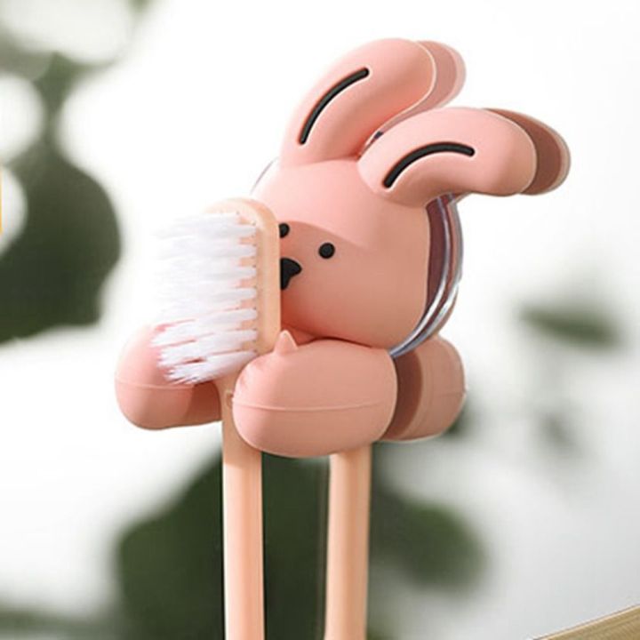 Cartoon%20Bunny%20Toothbrush%20Holder%20Silicone%20Suction%20Cup%20Shaver%20Wire%20Storage%20Hook%20Wall-mounted%20Rabbit%20Bear%20Toothbrush%20Holder%20-%20Image%203