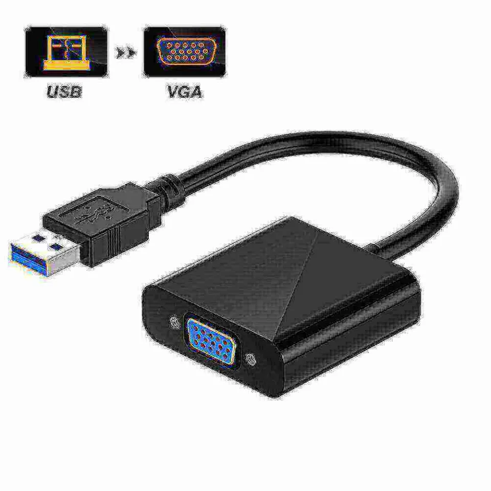 KOKKO USB to VGA Adapter USB to VGA Video Graphic Card Display