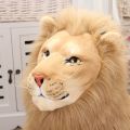 Big Size 80cm/110cm/120cm Real Life Lion Leopard Stuffed Plush Toys Simulation Artificial Animal Doll Home Decor Accessories. 