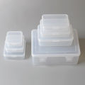Small rectangular and square storage boxes food grade polypropylene PP mini parts transparent plastic box sample packaging box. 