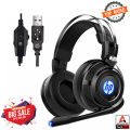 HP Wired Stereo Gaming Headset with mic, 7.1 Surround Sound Headphones for PC, Mac, Laptop, Over Ear Headphones and LED Light H200GS. 