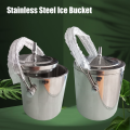 Stainless Steel Ice Bucket with Lid / Double-Walled Ice Bucket with Lid / 2 Liter Insulated Ice Bucket. 