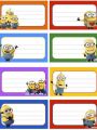 Name sticker card. 