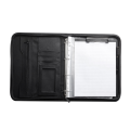 Zippered Portfolio Organizer, Leather Padfolio Binder, Professional Business Binder, Organizer for /Document (Black). 