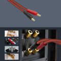 6.35mm 1/4 to Banana Plug Speaker Cable, 6.35mm 3 Pole Speaker. 