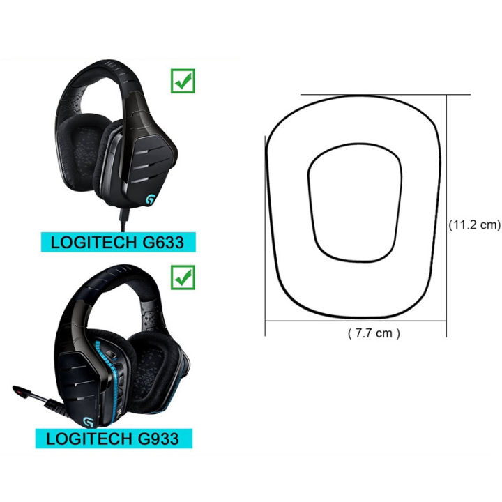 Ear%20Pads+Headband%20for%20Logitech%20G633%20G933%20Headphones%20Replacement%20Foam%20Earmuffs%20Ear%20Cushion%20Accessories%20-%20Image%204