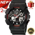 (Ready Stock) G- Sport  Shock GA110 Men Watch Sport Watch Dual Time Display Water Resistant Shockproof and Waterproof World Time LED Auto Light Sports Wrist Watches GA-100-1A4. 