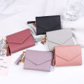 1Pc Short Tassel Wallet Women Fashion Purse Mini Coin Purse Female Money Pocket Small Card Holder Bag Girl Clutch Bag. 