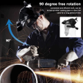 Welding Helmet Welder Mask With Rechargeable Headlight Automatic Dimming Electric Welding Mask For Arc Weld Grind Cut Process. 