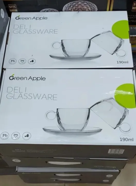 Deli%20Glass%20Tea%20Set%20190ml%20with%20Saucer%20Tea%20Cup%20for%20Coffee%20Espresso%20Cappuccinos%20Lattes%20Beer%20Tea%20Juice%20Hot%20Water%20and%20Iced%20Beverages%20Cafe%20&%20Gift%20Set%20Drinking%20Glass%20-%20Image%208