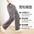 Construction Site Work Clothes Construction Pants Work Pants Men's Workers Wear-Resistant Construction Summer Spring and Autumn Thin Overalls. 