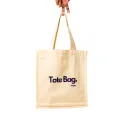 MYSU Heavy Duty Brown Eco Friendly Large Canvas Tote Bag with Zipper - 14.5 inches (L) * 3 inches (W) * 16 inches (H) - Holds up to 15kg. 