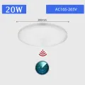 LED Radar Sensing Ceiling Lamp Intelligent Panel Lights 20W 30W Motion Sensor Lamp Hallways Corridor Aisle Stairways Home Ceiling Light. 