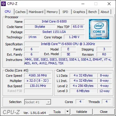 INTEL%20CORE%20i5%206th%20Gen%20Processor%20(6500)%203.60%20GHz%20LGA%201151%20-%20Image%203