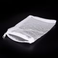 1 Pcs Aquarium Filter Bag Fish Tank Mesh Bag Zipper Net Pond For Bio Ball Active Carbon Isolation Storage. 