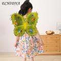 Kids Costume with Light-up Wings Butterfly Wings Luminous Vibrant Colors Fine Workmanship Kids Dress-up for Festivals Parties Birthdays Light-up Butterfly Wings. 