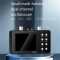 Dual-Channel Oscilloscope 50M Sampling Rate High-Performance Handheld Small Oscilloscope 3.2Inch LCD Display. 