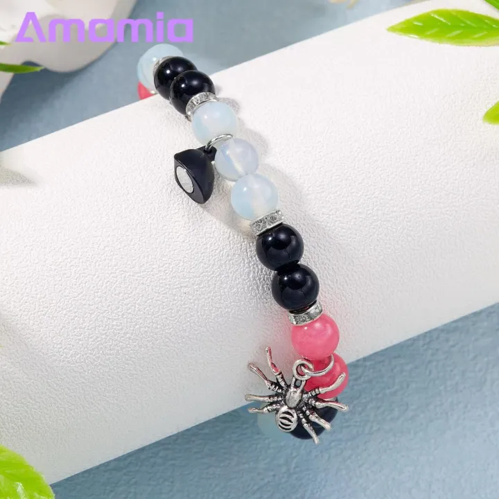 Heart-shaped%20Couple%20Bracelet%20Spider%20Heart%20Magnetic%20Couple%20Bracelet%20Colorful%20Beads%20Jewelry%20Gift%20for%20Halloween%20less%20Than%20-%20Image%209